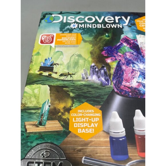 Discovery Mindblown Crystal Growing Kit AGES 8+ 13 piece Chemistry Lab READ - Picture 3 of 7